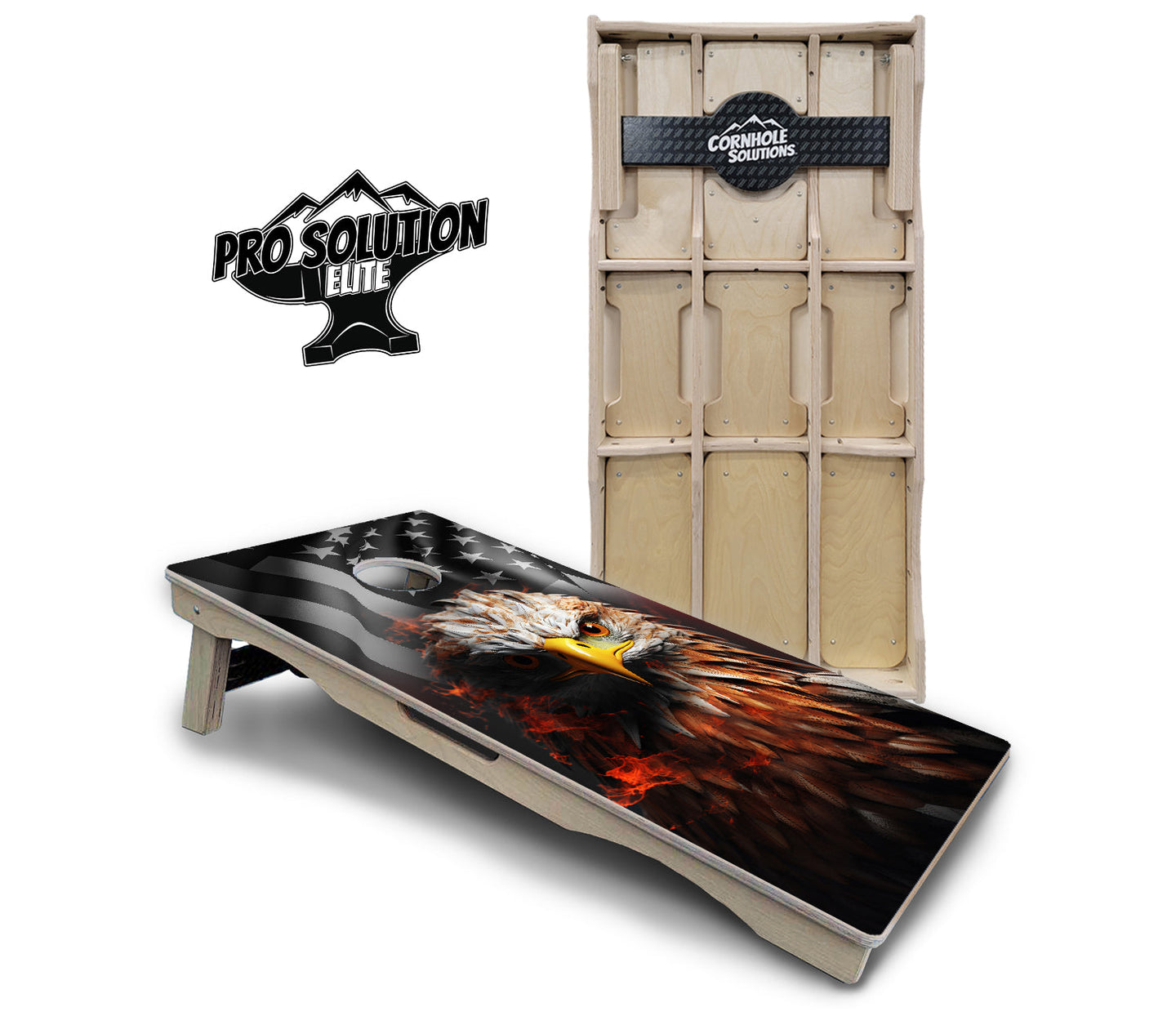 Fire Eagle Cornhole Boards - Pro Solution Elite Series