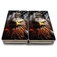 Mini Cornhole Boards - Fire Eagle