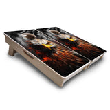Mini Cornhole Boards - Fire Eagle