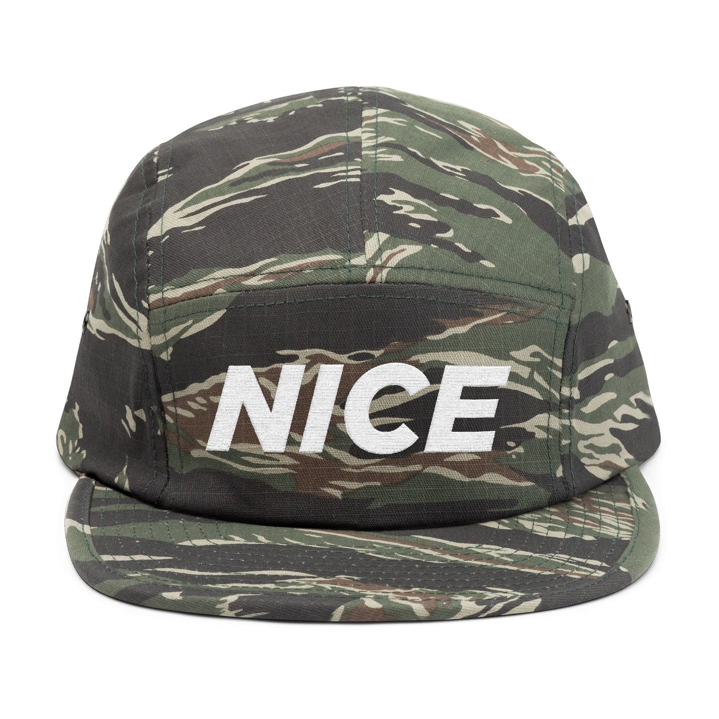 NICE Throw Shop 5 Panel Cap (Embroidered) – Multiple Colors