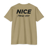 NICE Throw Shop Unisex Tee Black Logo – Multiple Colors