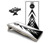 B&W Arrows Cornhole Boards - Pro Solution Elite Series