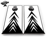 B&W Arrows Cornhole Boards - Pro Solution Elite Series