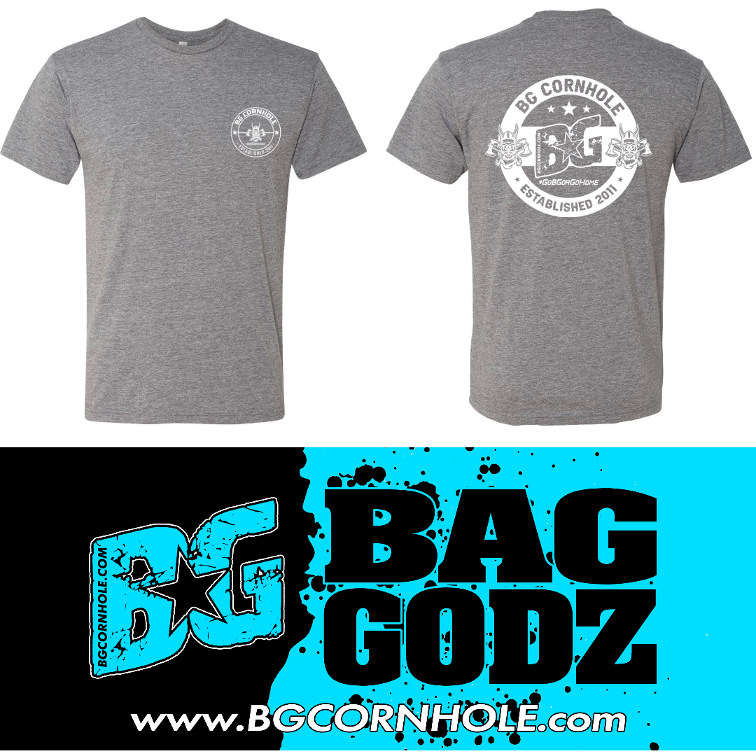 BG Cornhole Logo Unisex Tri-Blend Tee - Multiple Colors