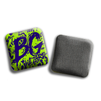 BG Cornhole 2025 BG Wizard 4" Mini Cornhole Bags - “AGGRESSIVE” - Set of 4 Bags