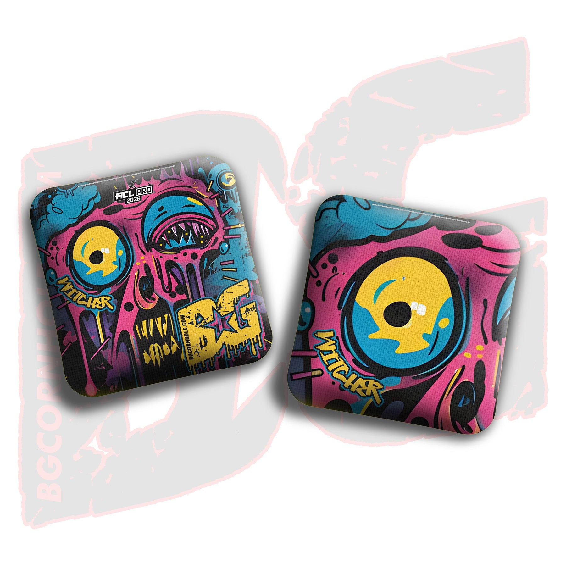 BG Cornhole 2026 Multiple Bag Models  “MELTDOWN MODE” - ACL Pro Stamped Cornhole Bags - SET OF 4 BAGS