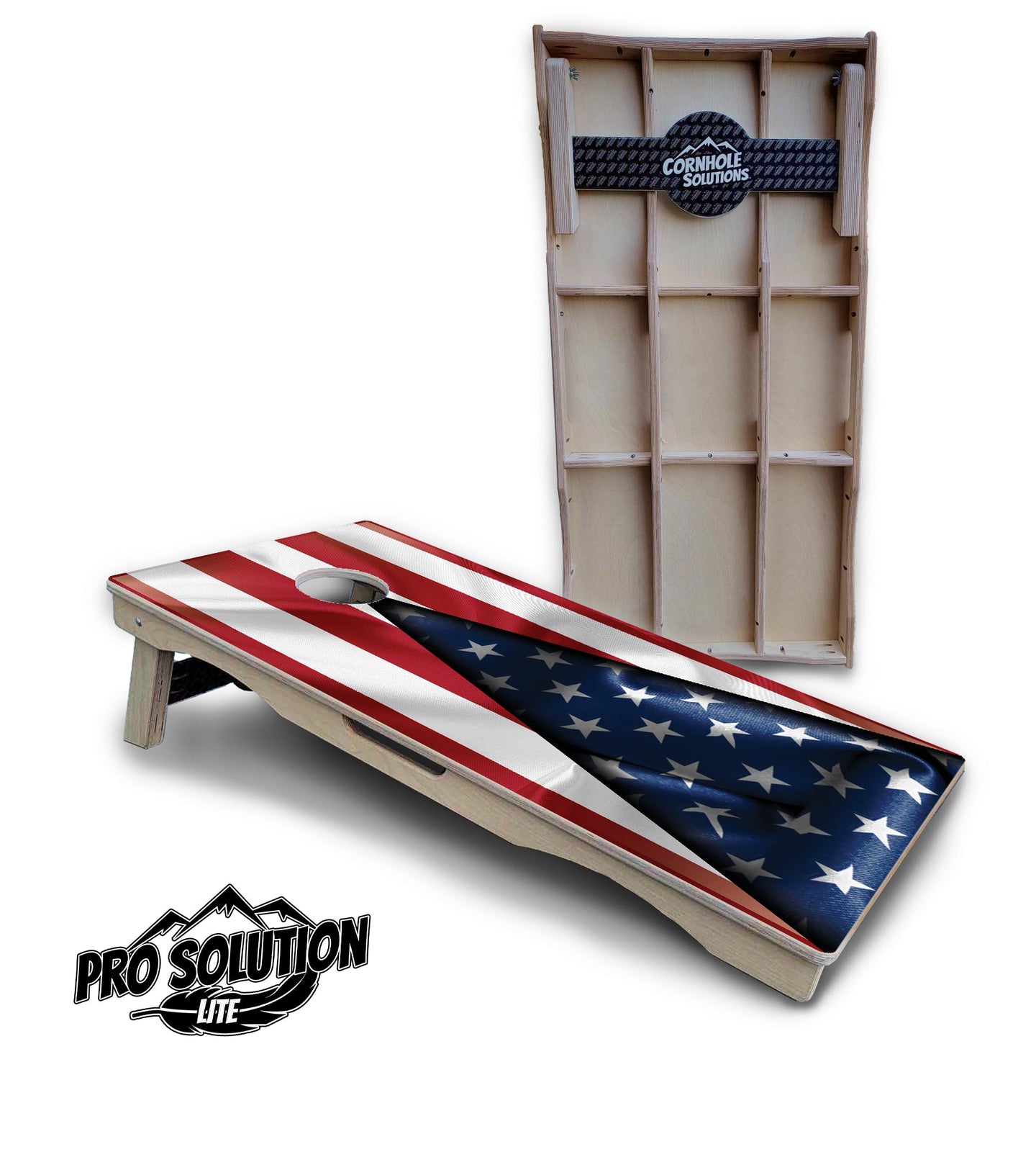 American Flag630 Cornhole Boards - Pro Solution Lite Series