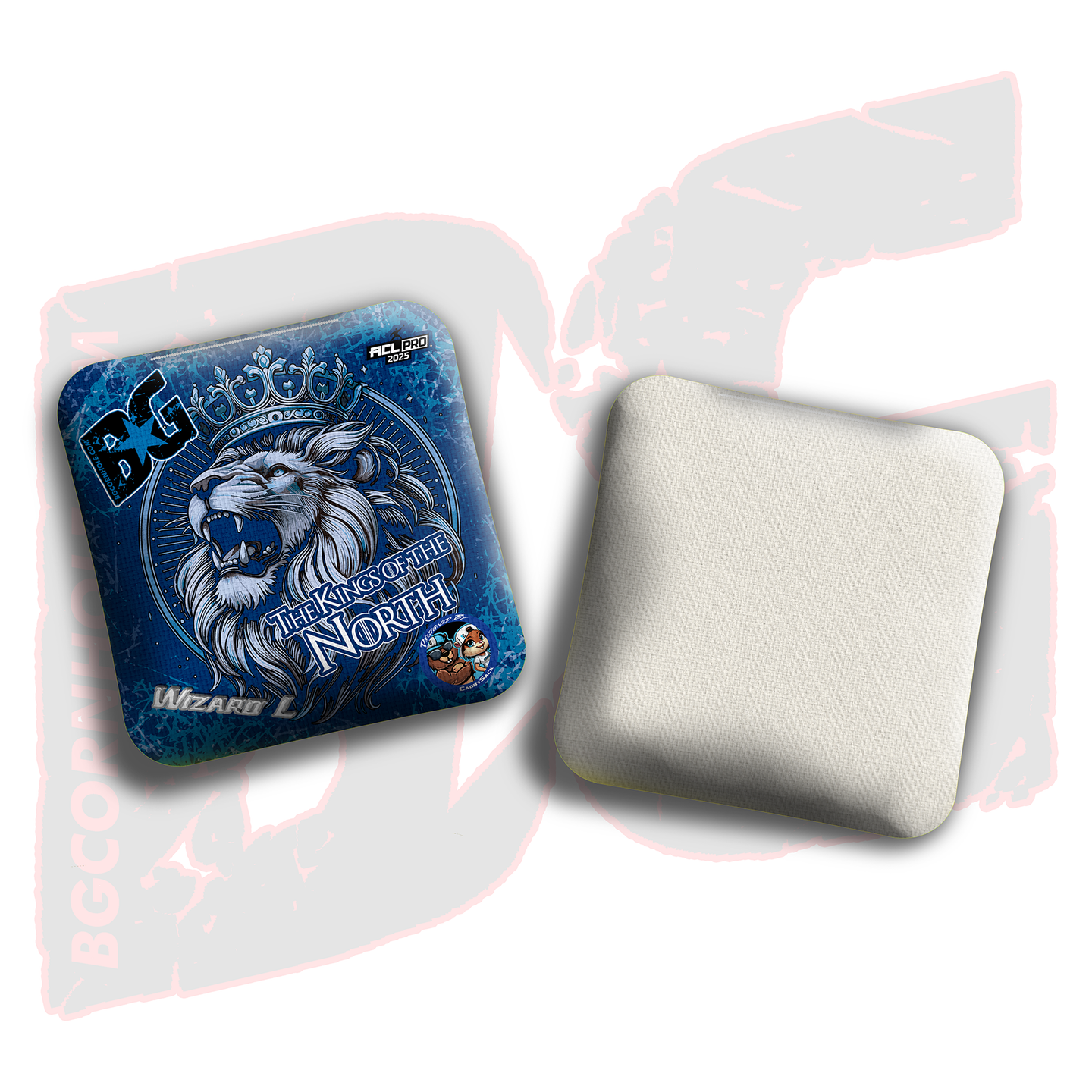 BG Cornhole 2026 BG Multiple Bag Models "King of the North" - ACL Pro Stamped Cornhole Bags - SET OF 4 BAGS