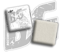 BG Cornhole 2026 Multiple Bag Models "Toss Sauce Whiteout and Blackout" Collab - ACL Pro Stamped Cornhole Bags - SET OF 4 BAGS