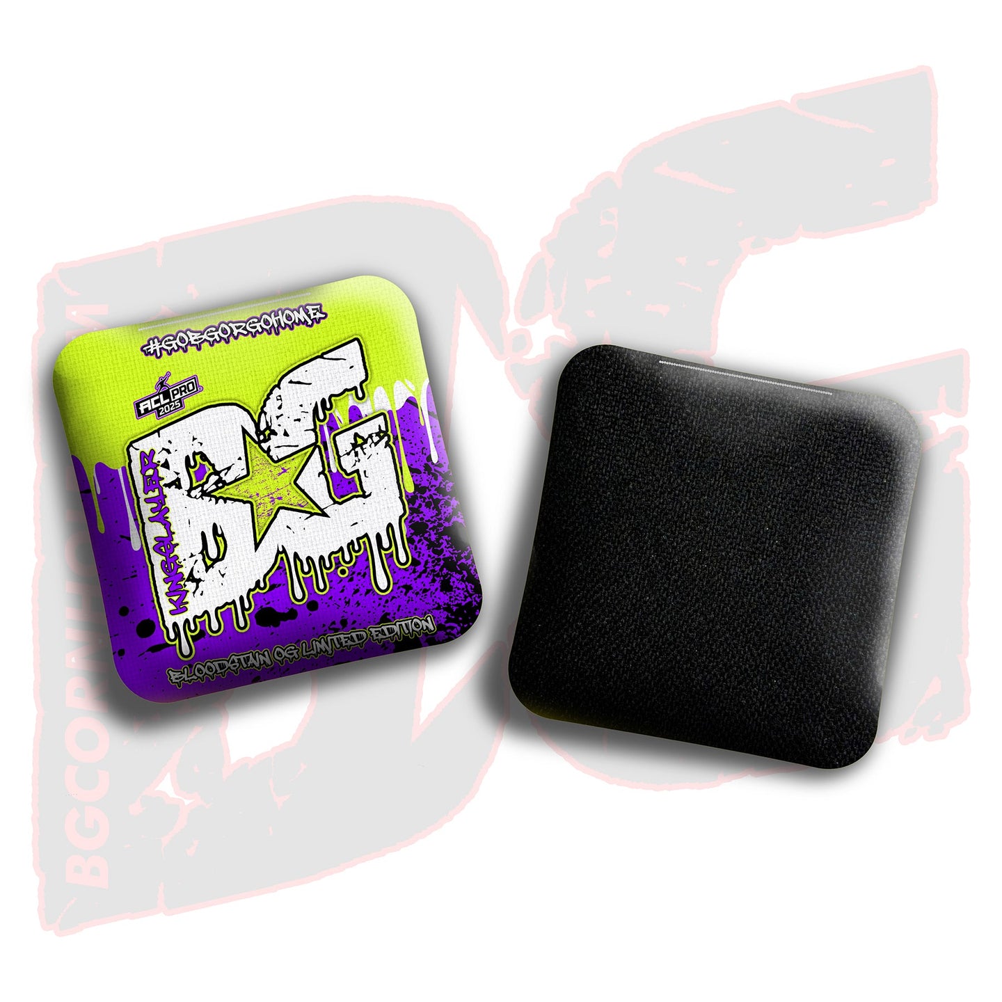 BG Cornhole 2026 Multiple Bag Models “OG Bloodstain” - ACL Pro Stamped Cornhole Bags - SET OF 4 BAGS