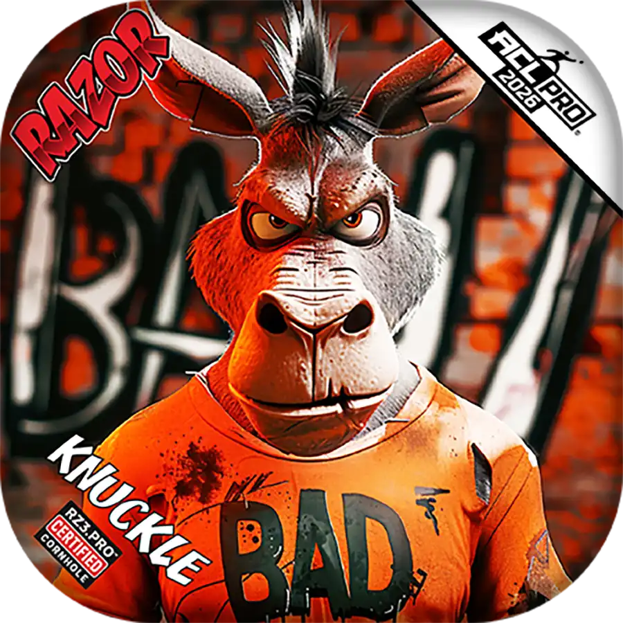 Knuckle | Bad A Graffiti | ACL PRO Razor Cornhole Bags