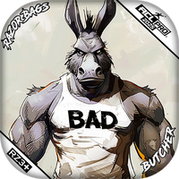 Butcher | Bad Ass Muscles | ACL PRO Razor Cornhole Bags