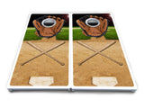 Baseball Theme Cornhole Boards - All Weather Series