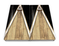 Team Color Triangle Cornhole Boards - Professional Tournament Series