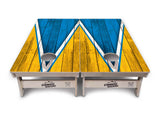 Team Color Triangle Cornhole Boards - Professional Tournament Series
