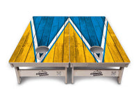 Team Color Triangle Cornhole Boards - Professional Tournament Series