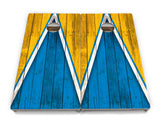 Team Color Triangle Cornhole Boards - Professional Tournament Series