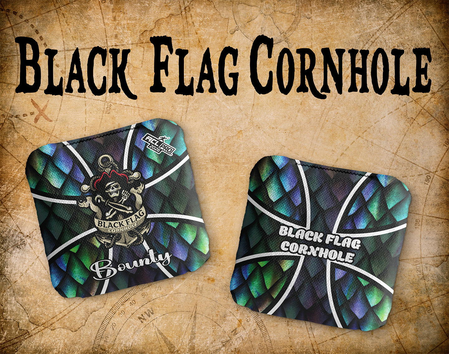 Black Flag Cornhole Bounty - Dragon Scale - ACL Pro 2026