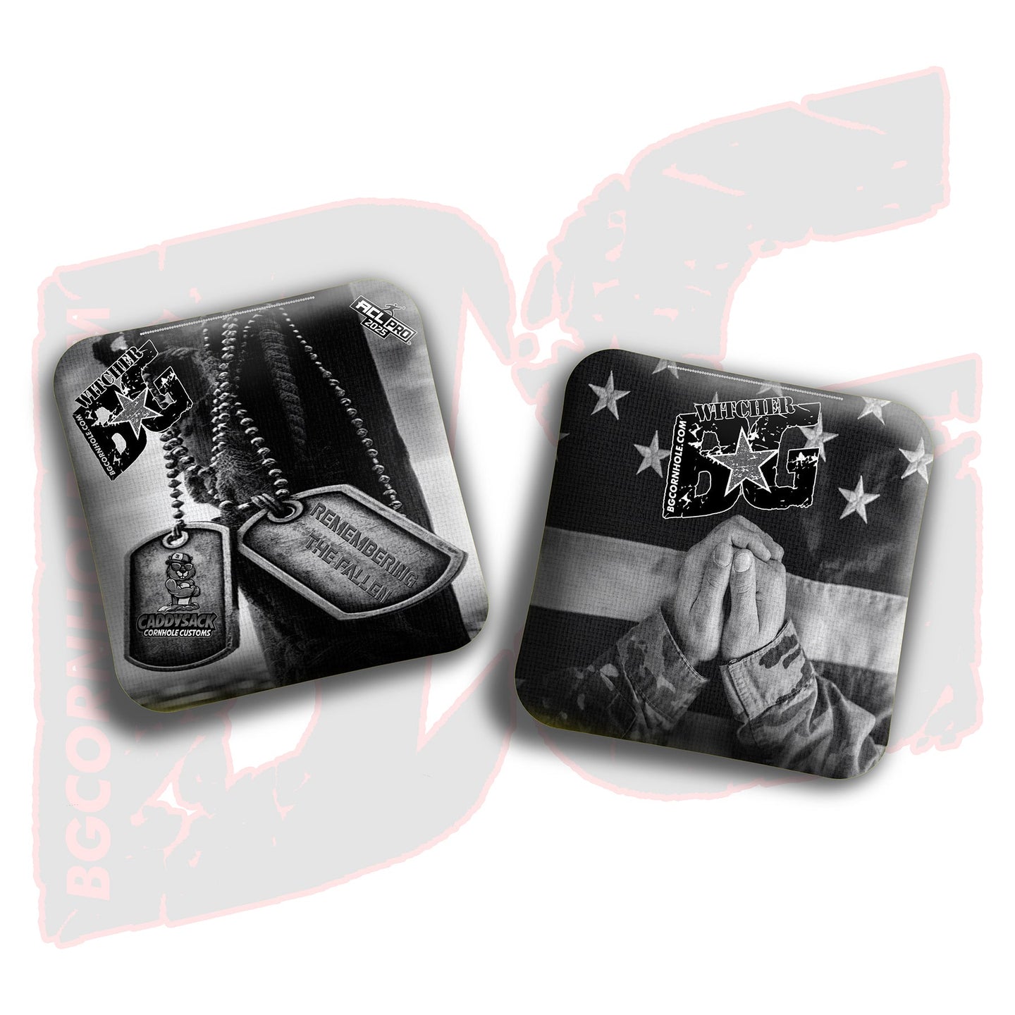BG Cornhole 2026 Multiple Bag Models "CADDYSACK” Collab - ACL Pro Stamped Cornhole Bags - SET OF 4 BAGS