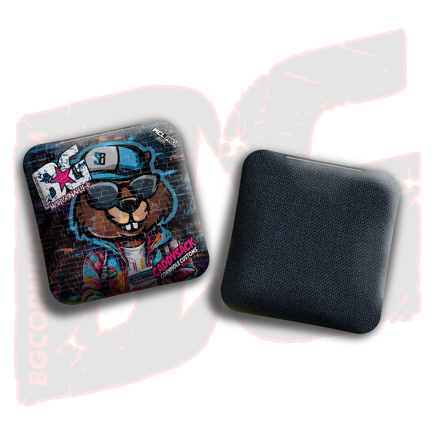BG Cornhole 2026 Multiple Bag Models  "CaddySack Carl” Collab - ACL Pro Stamped Cornhole Bags - SET OF 4 BAGS