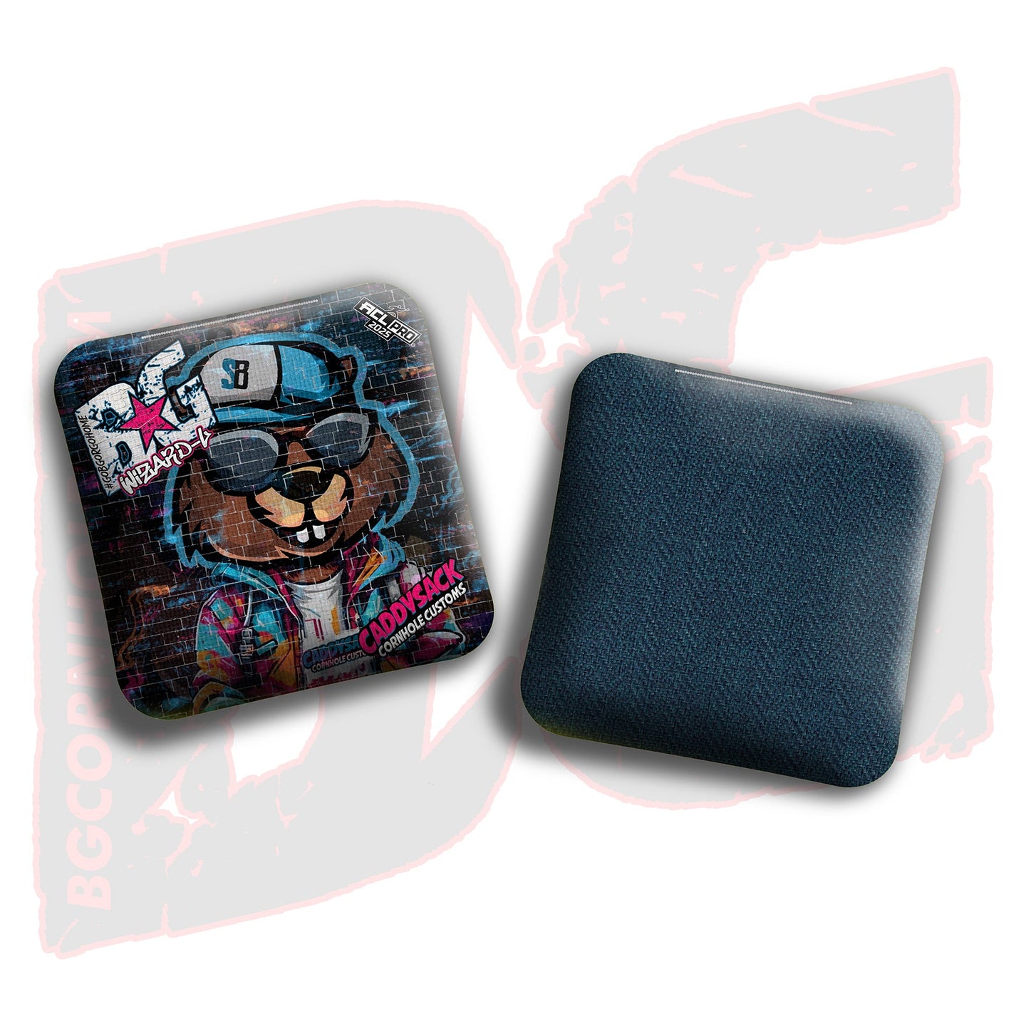 BG Cornhole 2026 Multiple Bag Models  "CaddySack Carl” Collab - ACL Pro Stamped Cornhole Bags - SET OF 4 BAGS