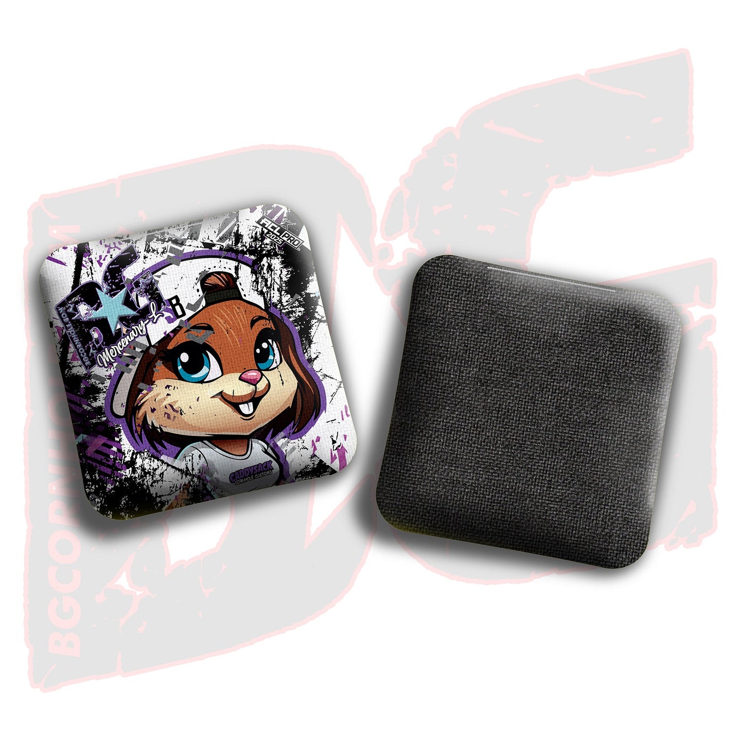 BG Cornhole 2026 Multiple Bag Models "CaddySack Lacey” Collab - ACL Pro Stamped Cornhole Bags - SET OF 4 BAGS