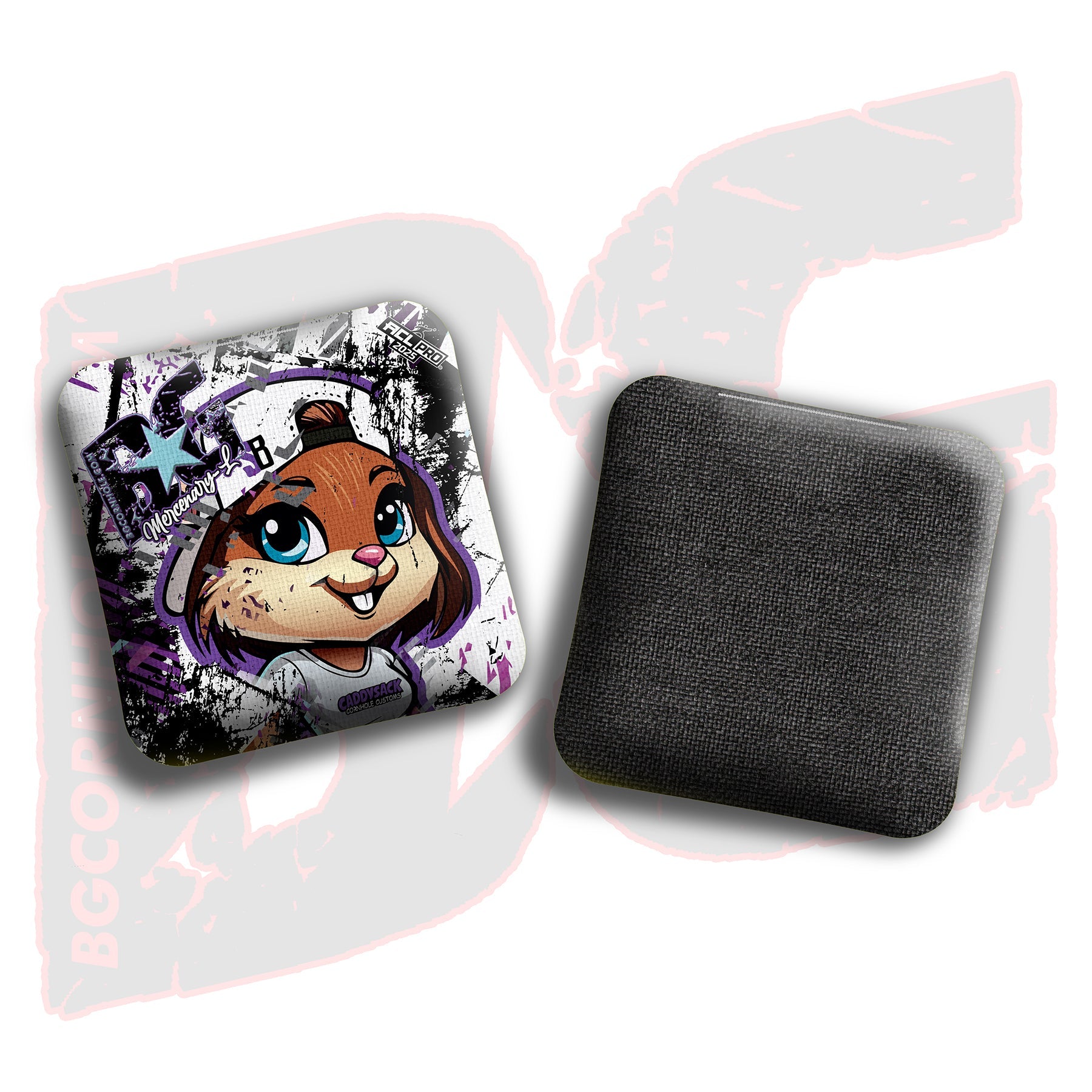 BG Cornhole 2026 Multiple Bag Models "CaddySack Lacey” Collab - ACL Pro Stamped Cornhole Bags - SET OF 4 BAGS