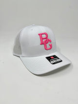 BG Cornhole White 112 Trucker Hat - Colored Embroidery - RICHARDSON