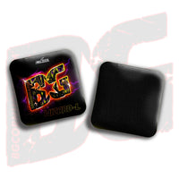 BG Cornhole 2025 BG Wizard L 4" Mini Cornhole Bags - “Cosmic Shock" - Set of 4 Bags