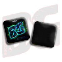 BG Cornhole 2025 BG Wizard L 4" Mini Cornhole Bags - “Cosmic Shock" - Set of 4 Bags