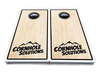 Pinstripe CS Logo Cornhole Boards - All Weather Series