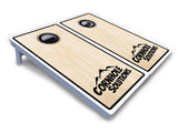 Pinstripe CS Logo Cornhole Boards - All Weather Series