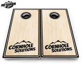 Pinstripe CS Logo Cornhole Boards - Pro Solution Lite Series