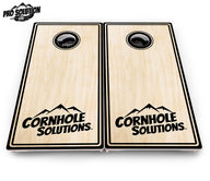 Pinstripe CS Logo Cornhole Boards - Pro Solution Lite Series