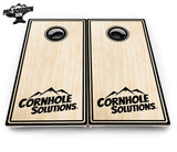 Pinstripe CS Logo Cornhole Boards - Pro Solution Elite Series