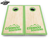Pinstripe CS Logo Cornhole Boards - Pro Solution Lite Series