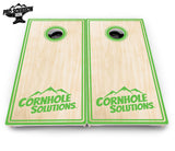 Pinstripe CS Logo Cornhole Boards - Pro Solution Elite Series