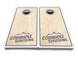 Pinstripe CS Logo Cornhole Boards - All Weather Series