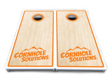 Pinstripe CS Logo Cornhole Boards - All Weather Series