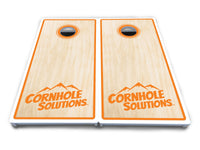 Pinstripe CS Logo Cornhole Boards - All Weather Series