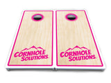 Pinstripe CS Logo Cornhole Boards - All Weather Series