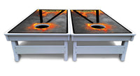 Fire Triangle CS Logo Cornhole Boards - All Weather Series