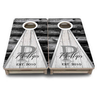 Mini Cornhole Boards - Wedding Triangle