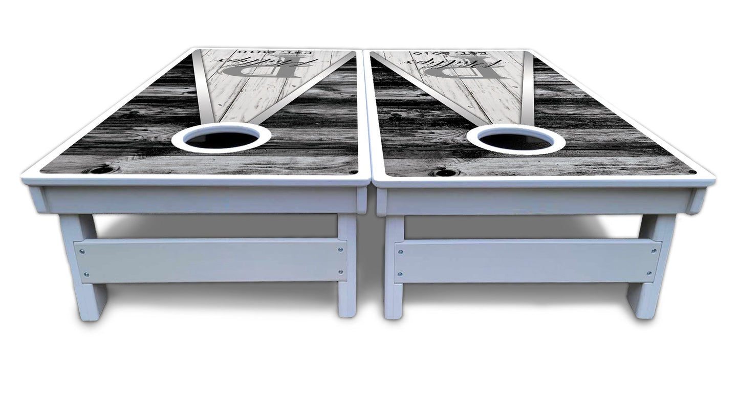 Wedding Triangle Cornhole Boards - All Weather Series