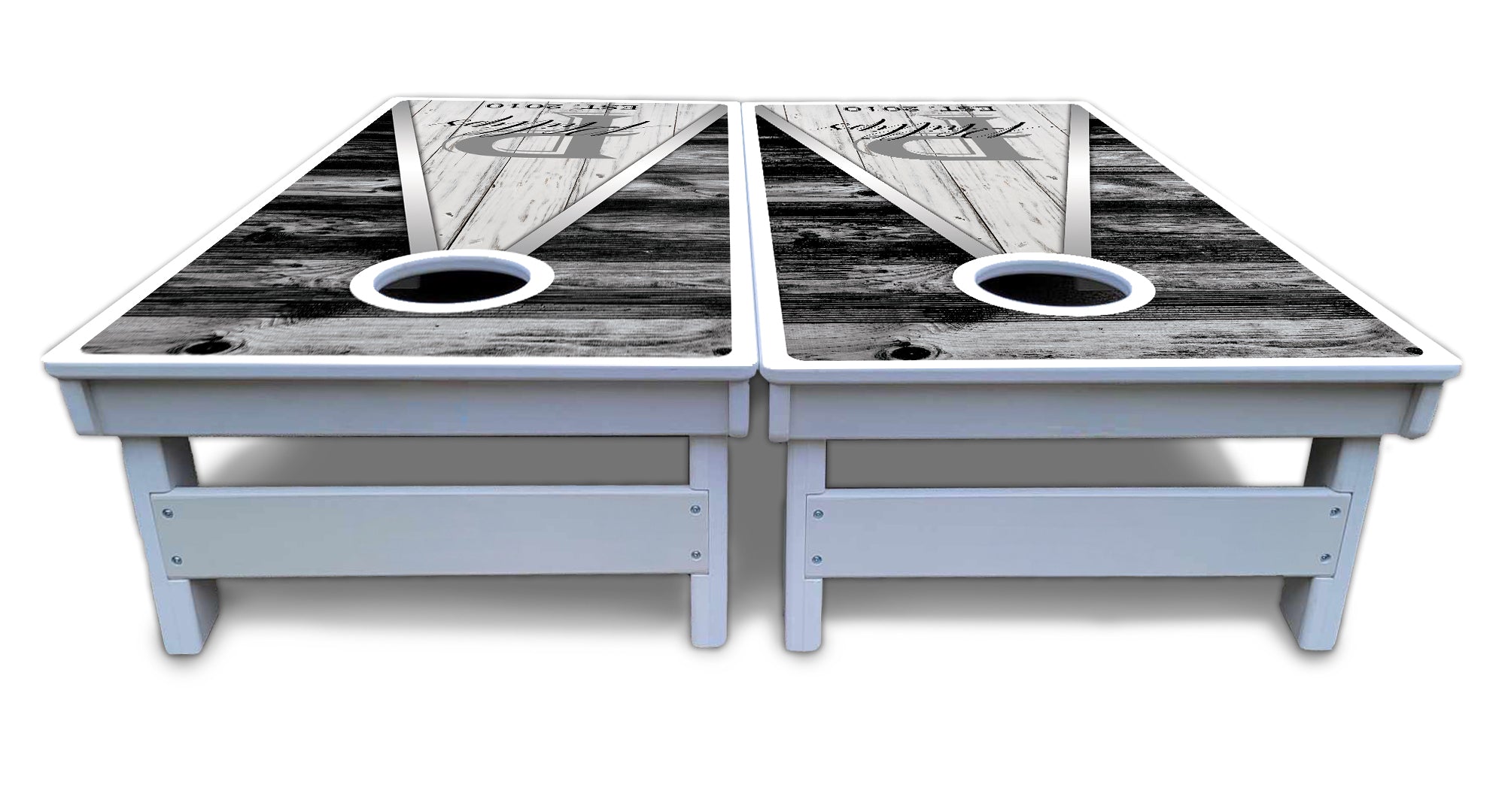 Wedding Triangle Cornhole Boards - All Weather Series