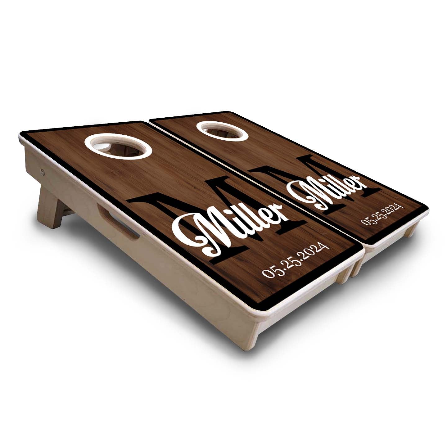 Mini Cornhole Boards - Wedding Letter Name Set
