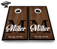 Wedding Letter Name Cornhole Boards - Pro Solution Elite Series