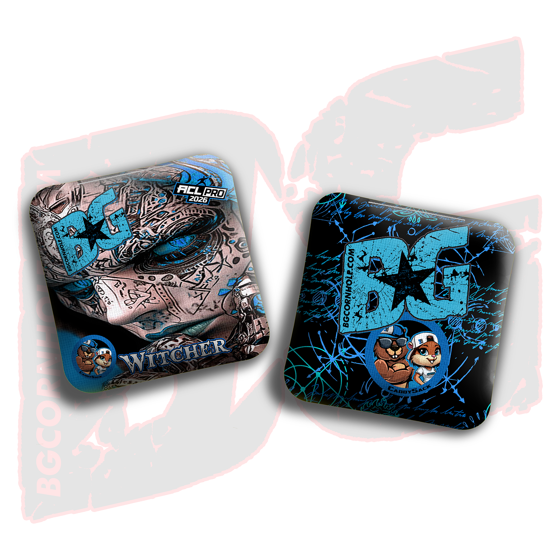 BG Cornhole 2026 Multiple Bag Models  "Oracle” Collab - ACL Pro Stamped Cornhole Bags - SET OF 4 BAGS