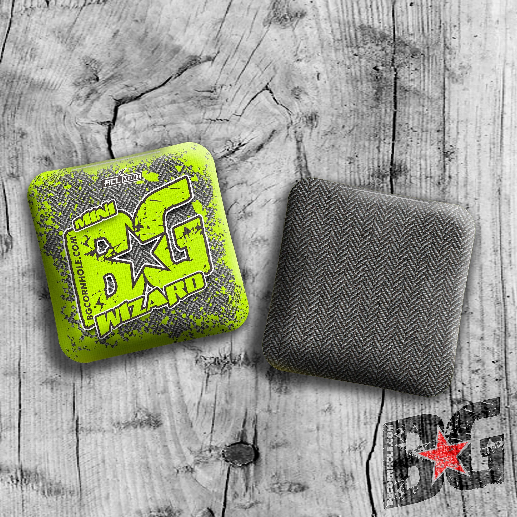 BG Cornhole 2025 BG WIZARD 4" Mini Cornhole Bags - “STANDARD” - Set of 4 Bags