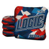 Logic Cornhole Angle Splat - Red White Blue - ACL PRO 2026 BAGS - MULTIPLE BAG SERIES - Set of 4 bags